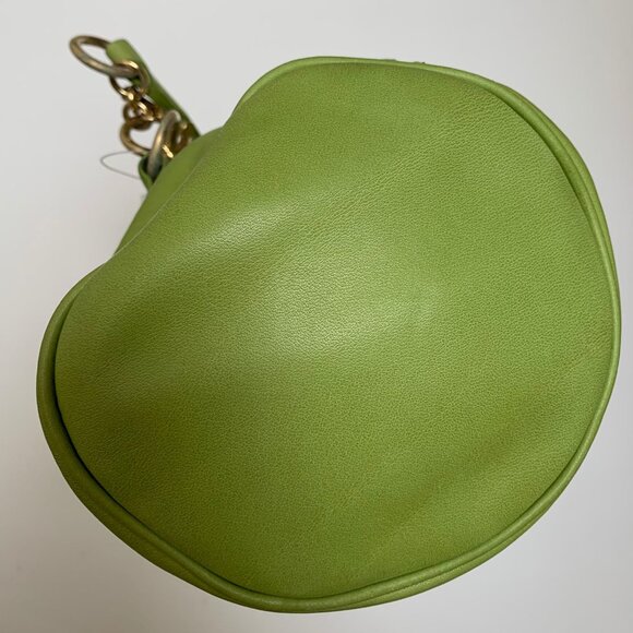 BNWT-Vintage 2006 Juicy Couture Light Green Leather Barrel Bag - Picture 3 of 9